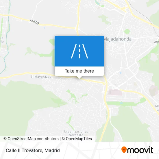 Calle Il Trovatore map