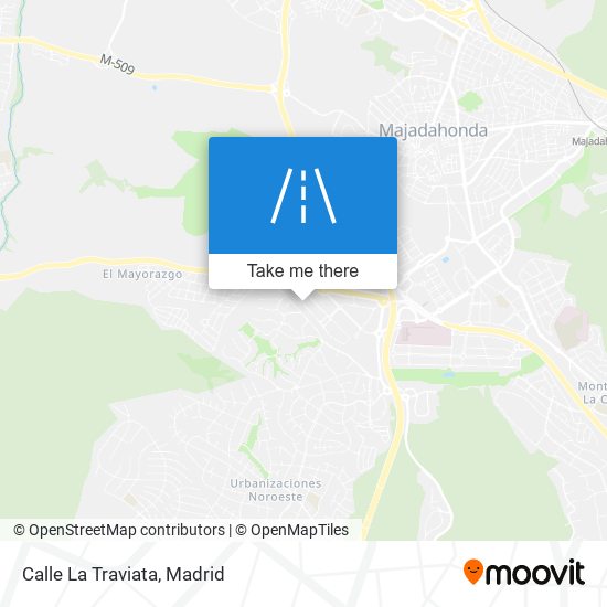 Calle La Traviata map