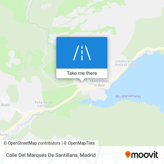 Calle Del Marqués De Santillana map