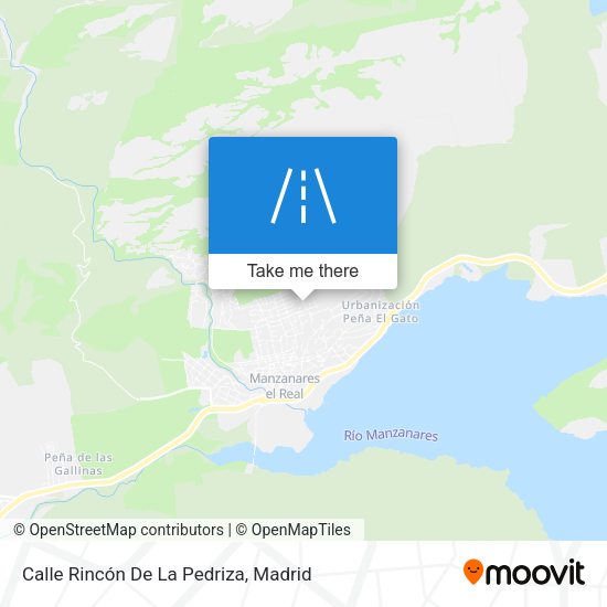 Calle Rincón De La Pedriza map
