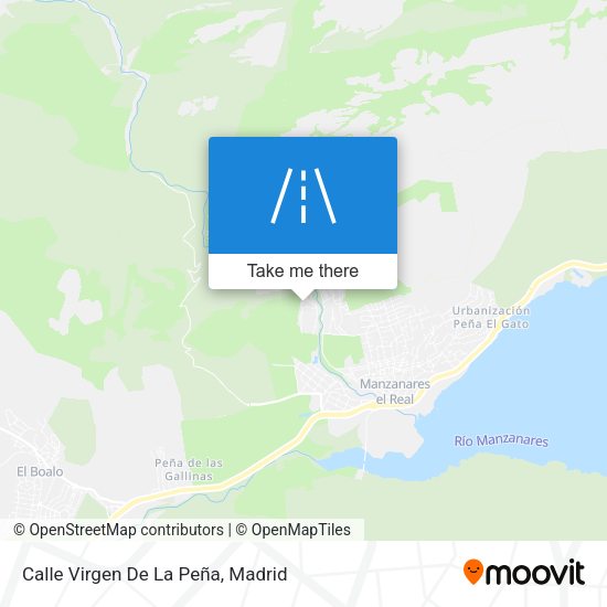 Calle Virgen De La Peña map