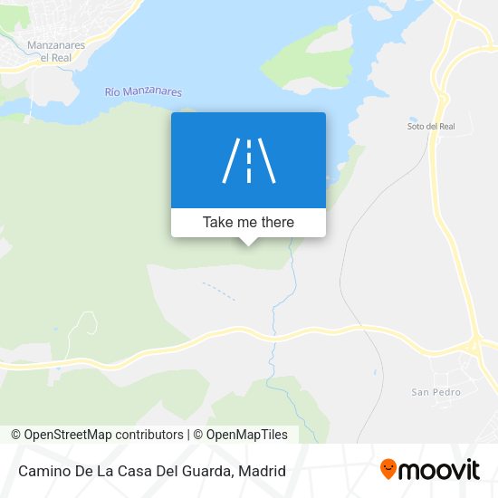 Camino De La Casa Del Guarda map