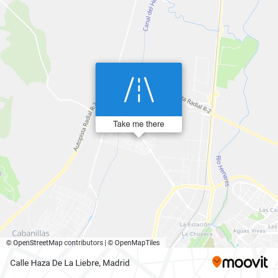 mapa Calle Haza De La Liebre