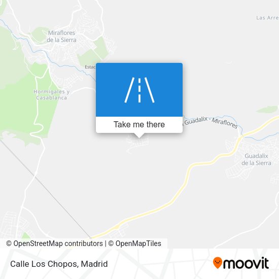 Calle Los Chopos map