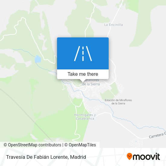 Travesía De Fabián Lorente map
