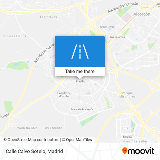 Calle Calvo Sotelo map