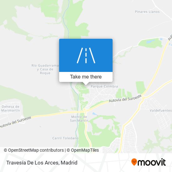 Travesía De Los Arces map