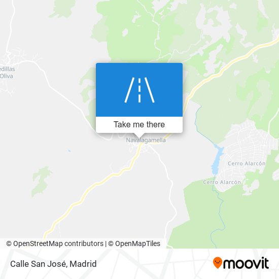 Calle San José map