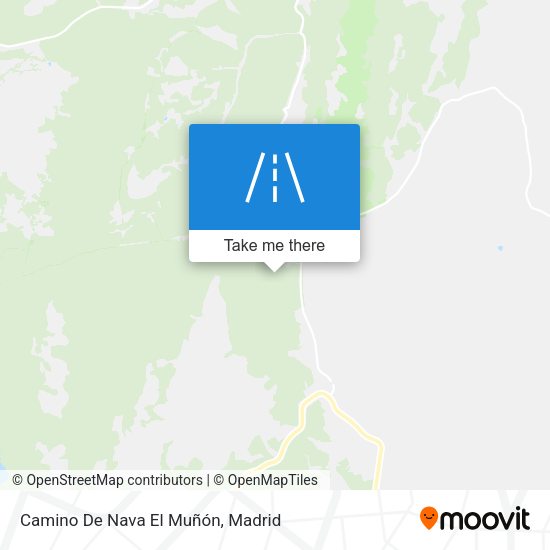 Camino De Nava El Muñón map