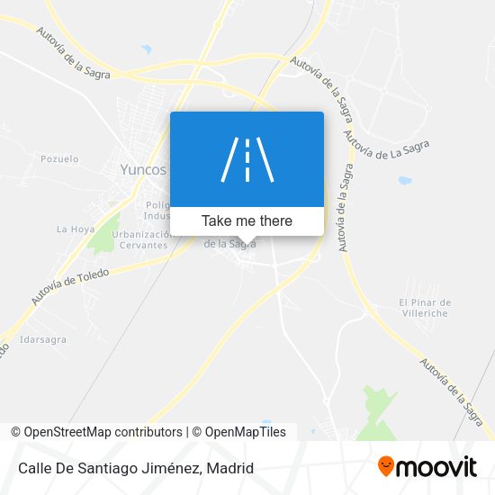 Calle De Santiago Jiménez map