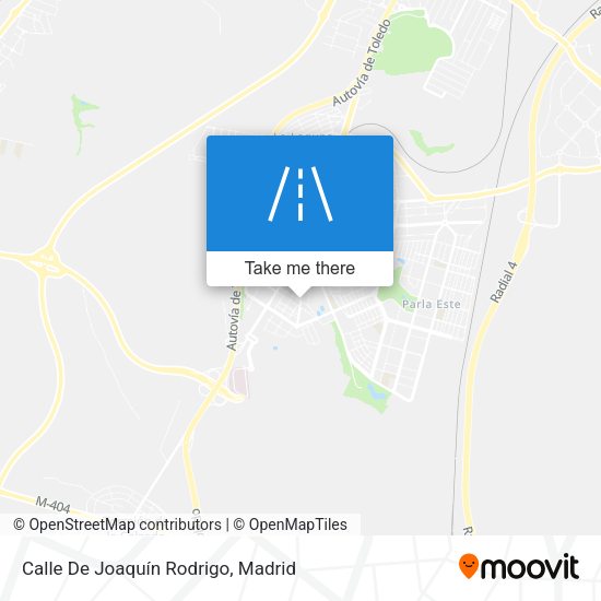Calle De Joaquín Rodrigo map