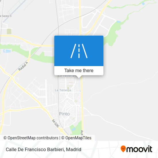 Calle De Francisco Barbieri map