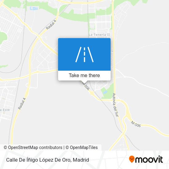 Calle De Íñigo López De Oro map
