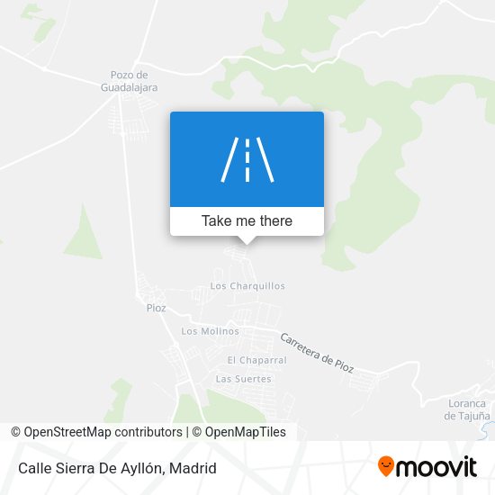 Calle Sierra De Ayllón map