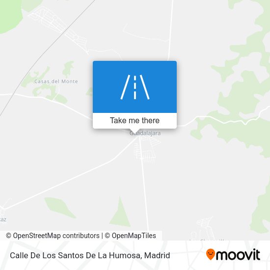 Calle De Los Santos De La Humosa map