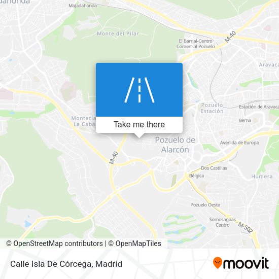 Calle Isla De Córcega map
