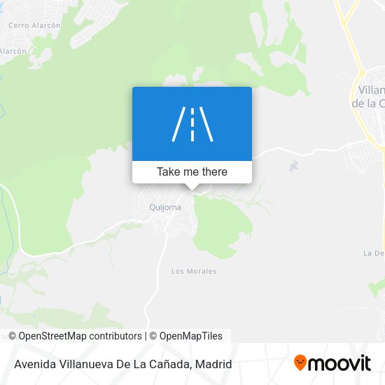 Avenida Villanueva De La Cañada map