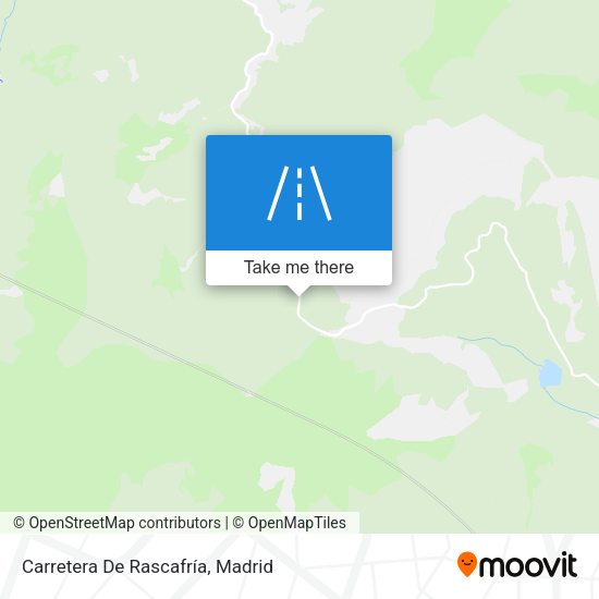 Carretera De Rascafría map