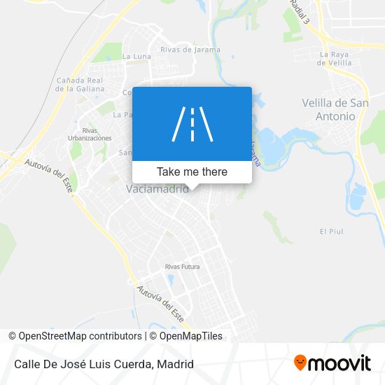 Calle De José Luis Cuerda map