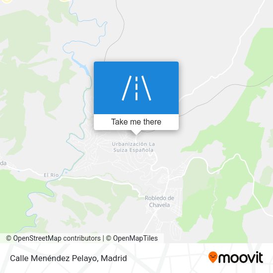 Calle Menéndez Pelayo map