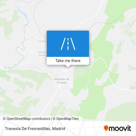 Travesía De Fresnedillas map