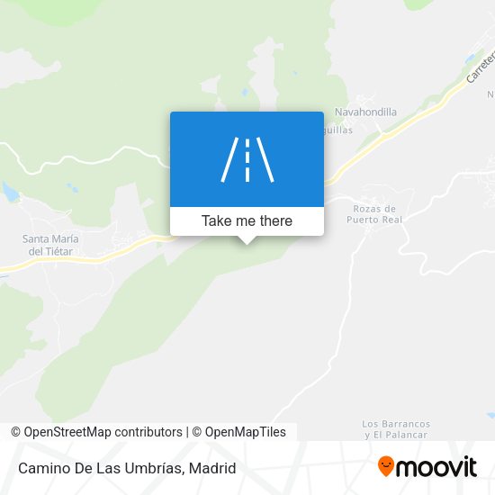 Camino De Las Umbrías map