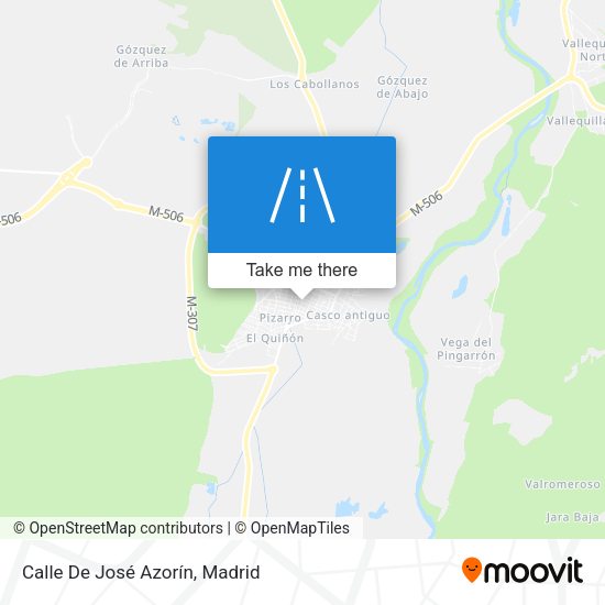 Calle De José Azorín map