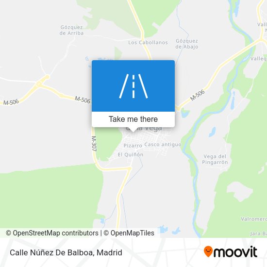 Calle Núñez De Balboa map