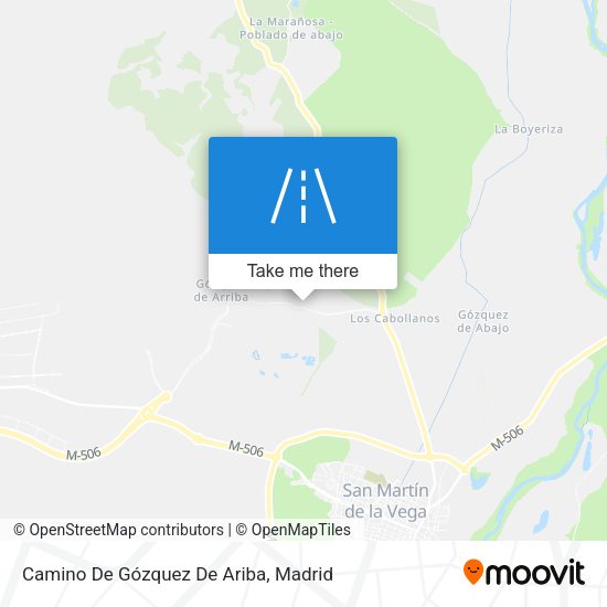 Camino De Gózquez De Ariba map