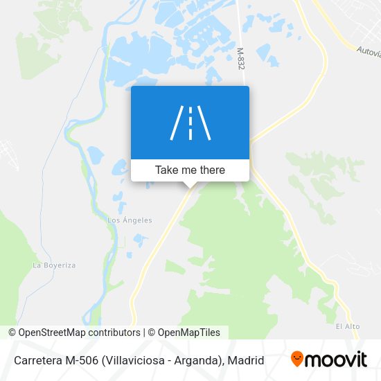 Carretera M-506 (Villaviciosa - Arganda) map