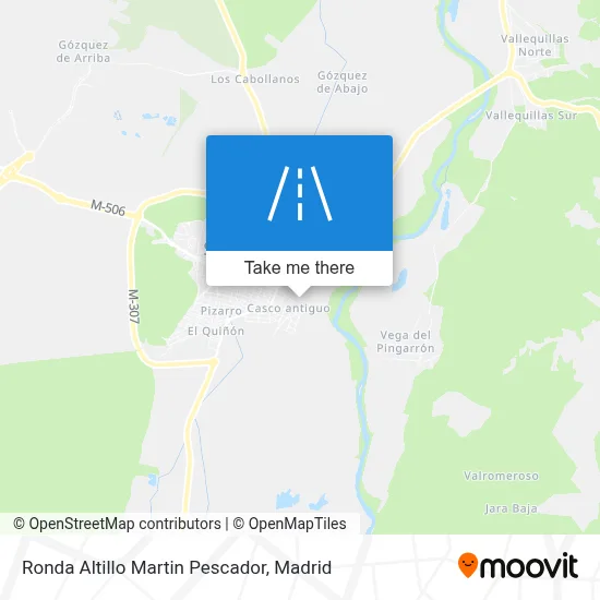 Ronda Altillo Martin Pescador map