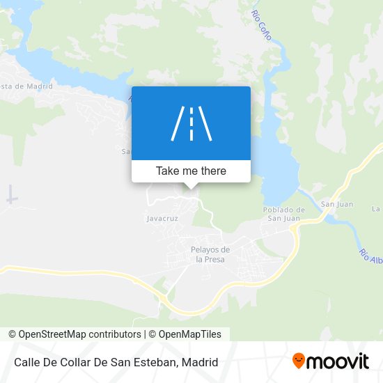 Calle De Collar De San Esteban map