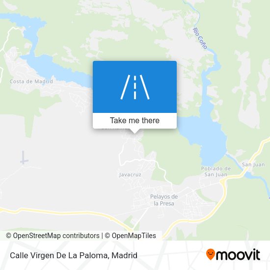 Calle Virgen De La Paloma map