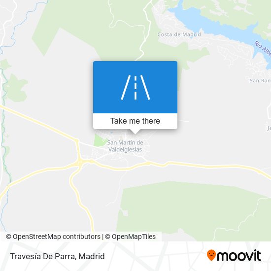 mapa Travesía De Parra