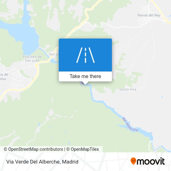 Vía Verde Del Alberche map