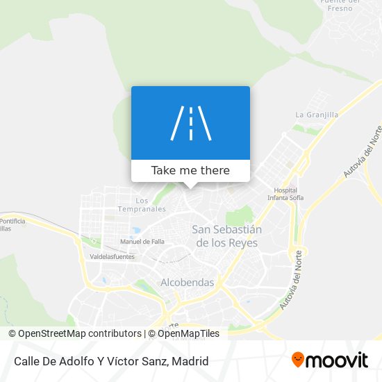 Calle De Adolfo Y Víctor Sanz map