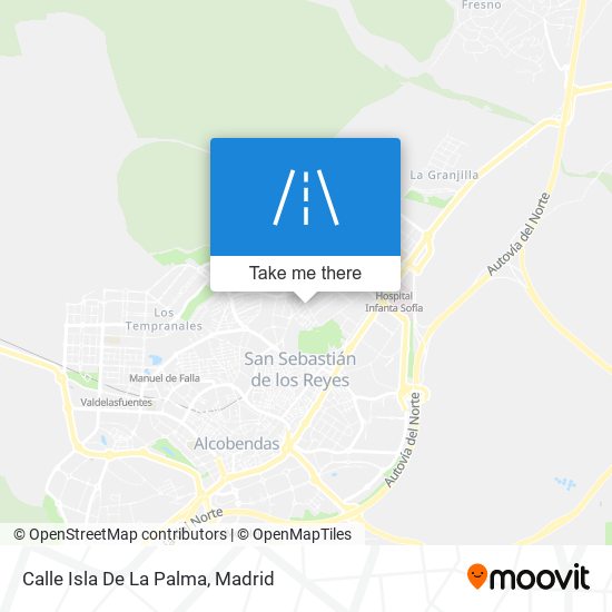 mapa Calle Isla De La Palma