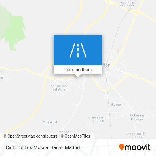 Calle De Los Moscatelares map