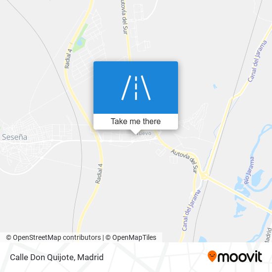 mapa Calle Don Quijote