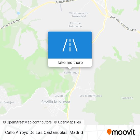 Calle Arroyo De Las Castañuelas map