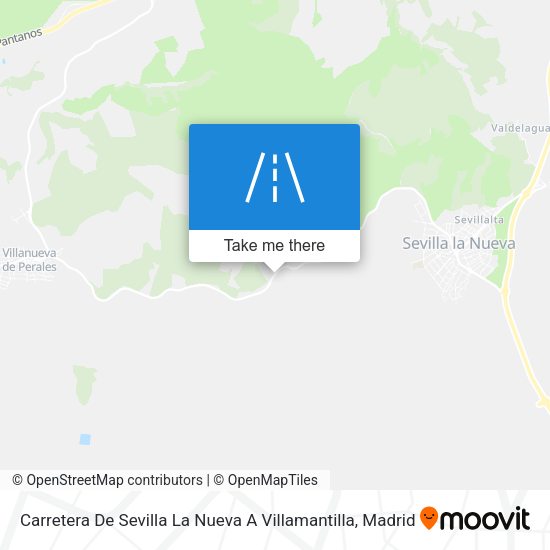 Carretera De Sevilla La Nueva A Villamantilla map