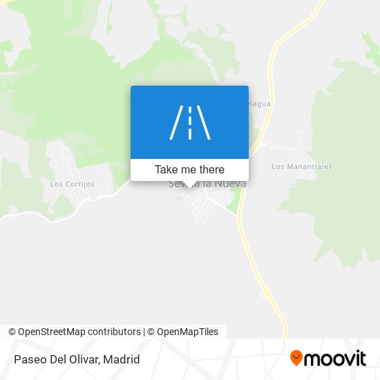 Paseo Del Olivar map