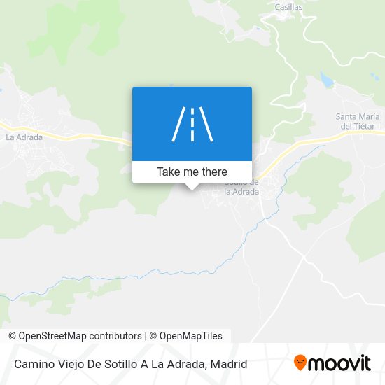 Camino Viejo De Sotillo A La Adrada map