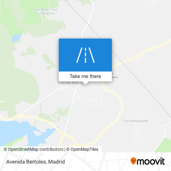 mapa Avenida Bertoles