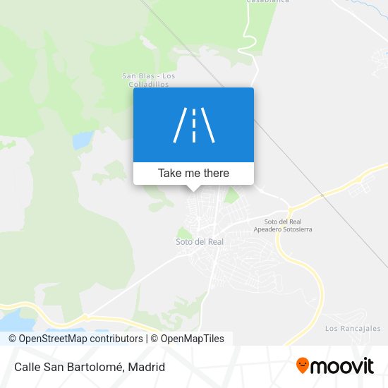 Calle San Bartolomé map
