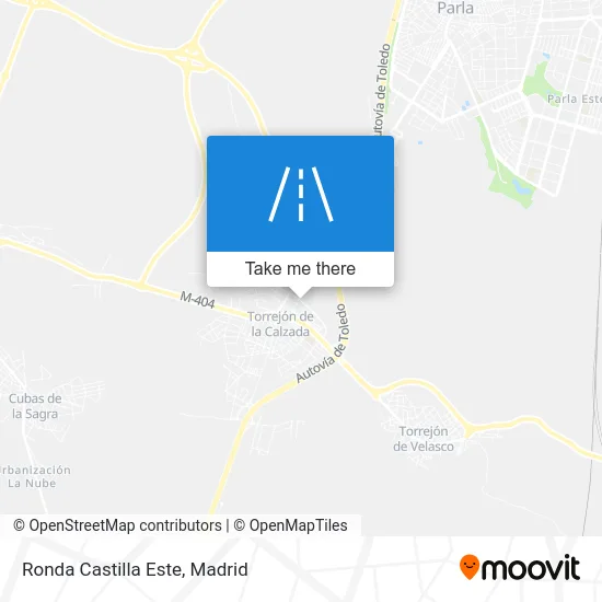 Ronda Castilla Este map