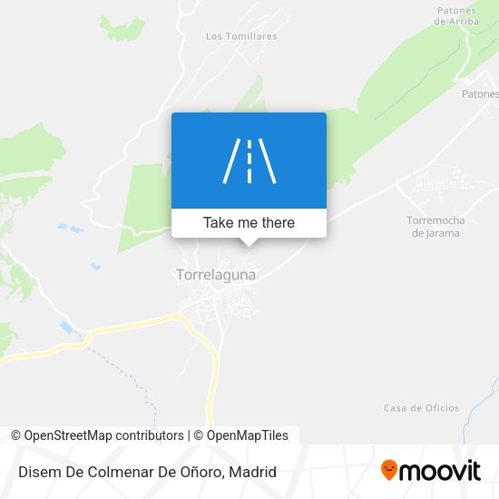 Disem De Colmenar De Oñoro map