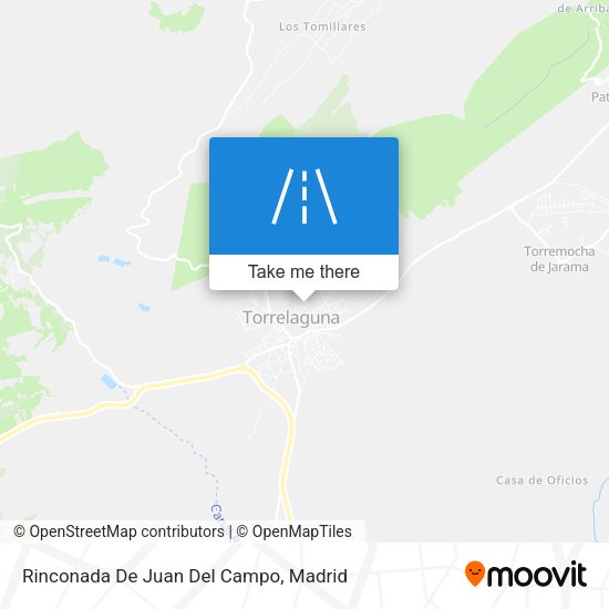 Rinconada De Juan Del Campo map