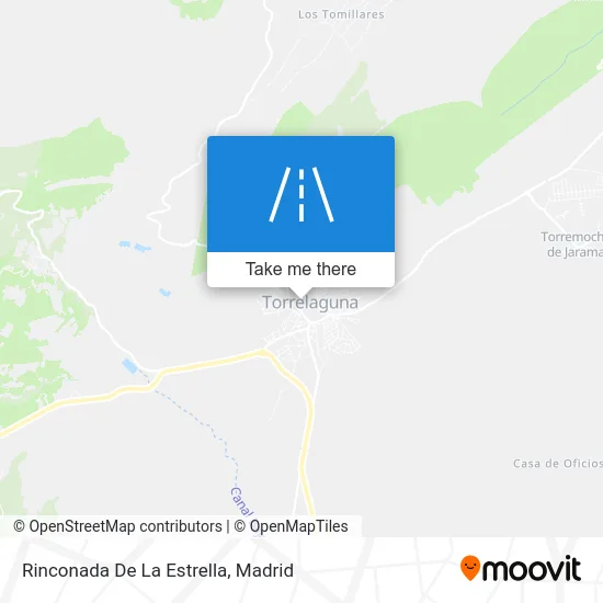 Rinconada De La Estrella map