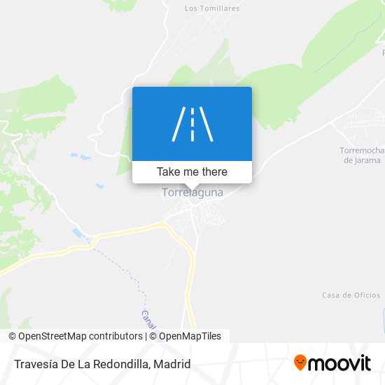 Travesía De La Redondilla map